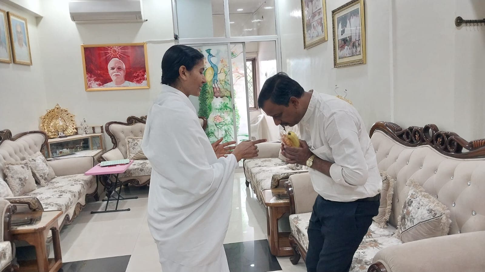 At Brahmakumari Center