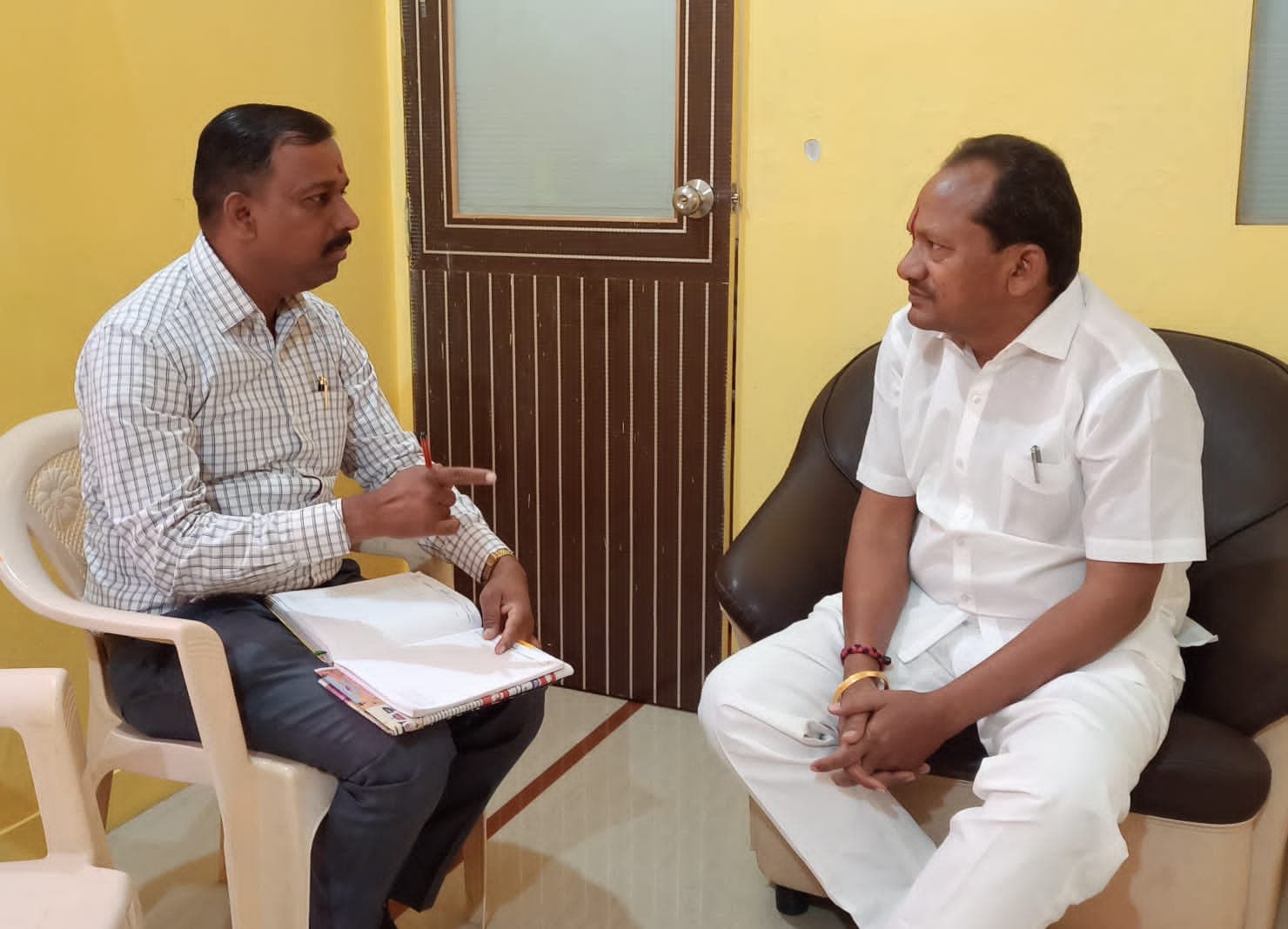 Interviewing Prabhu Chauhan (Ex Minister)