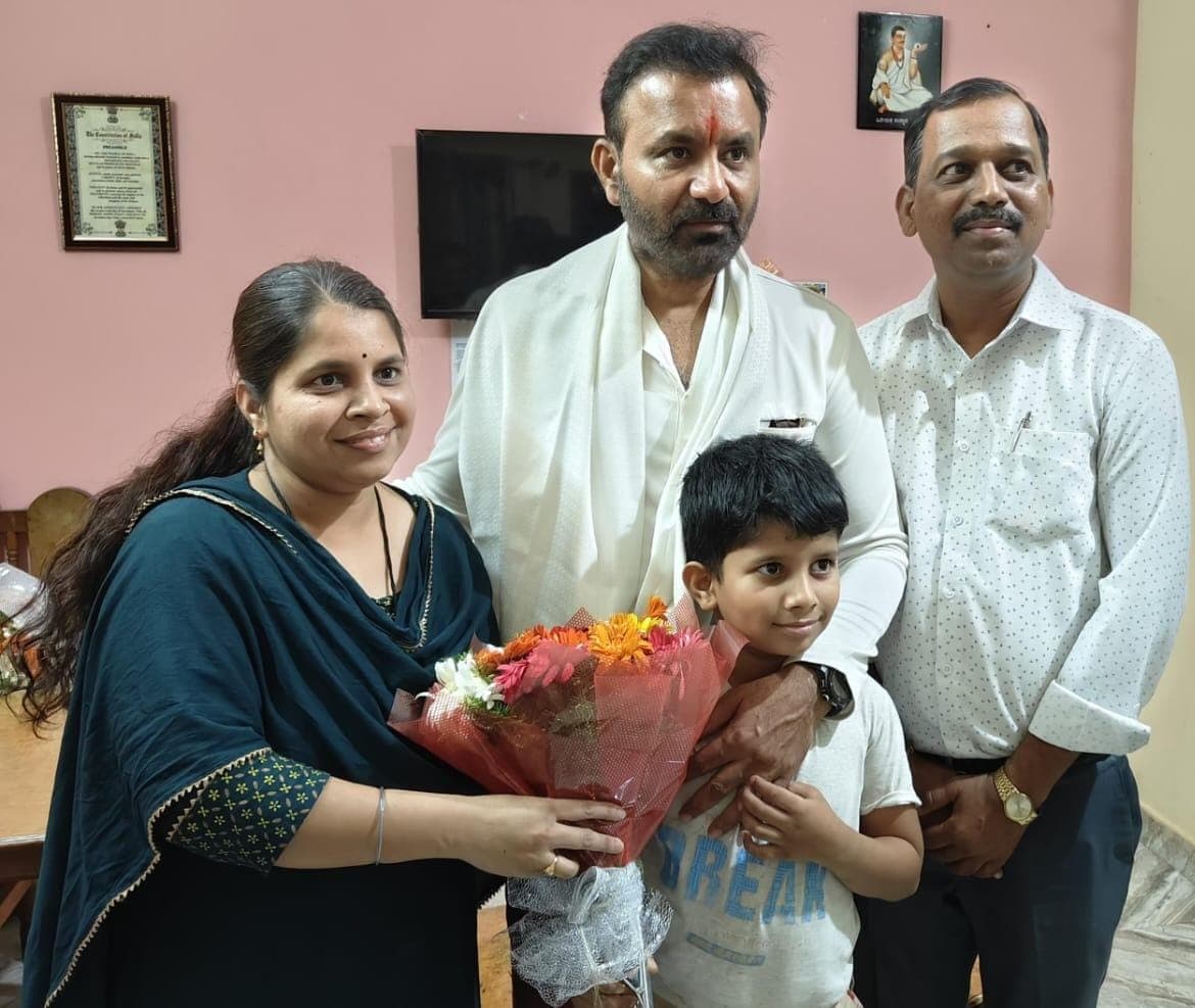 Office Visit Of Labour Minister Santosh Lad Sir