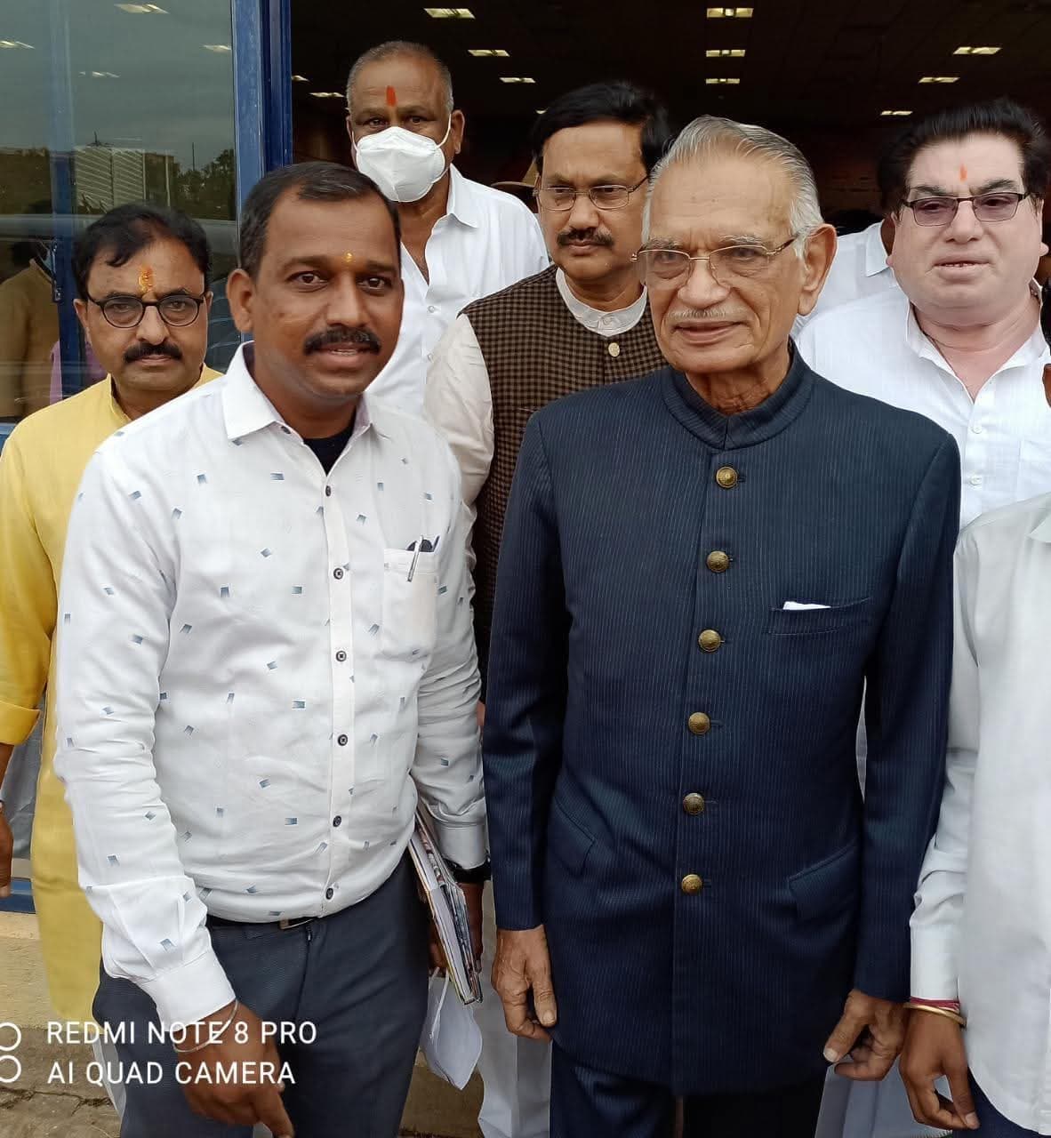 Shivraj Patil Chakurkar Ex Home Minister with Editor Sir